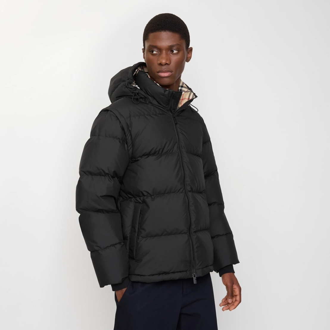 버버리 디테처블 슬리브 푸퍼 자켓 패딩