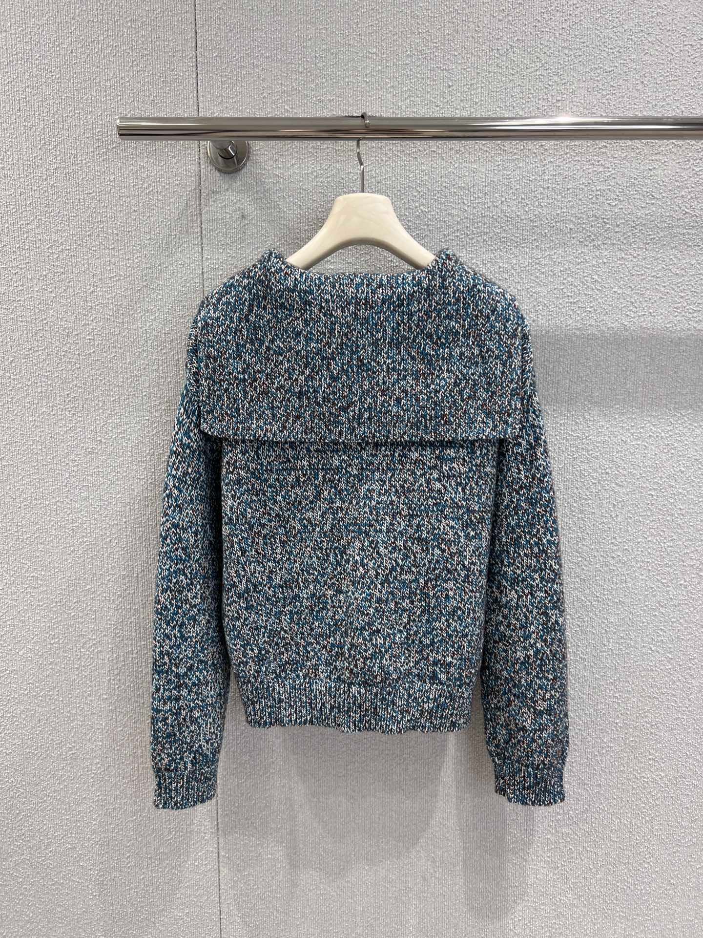 샤* 25K 핸드메이드 세일러 넥 니트 스웨터