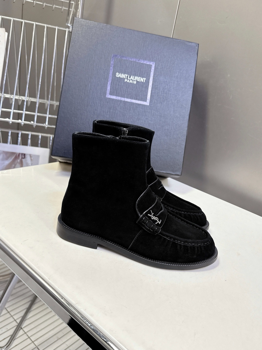 입*로랑 신상 앵클부츠