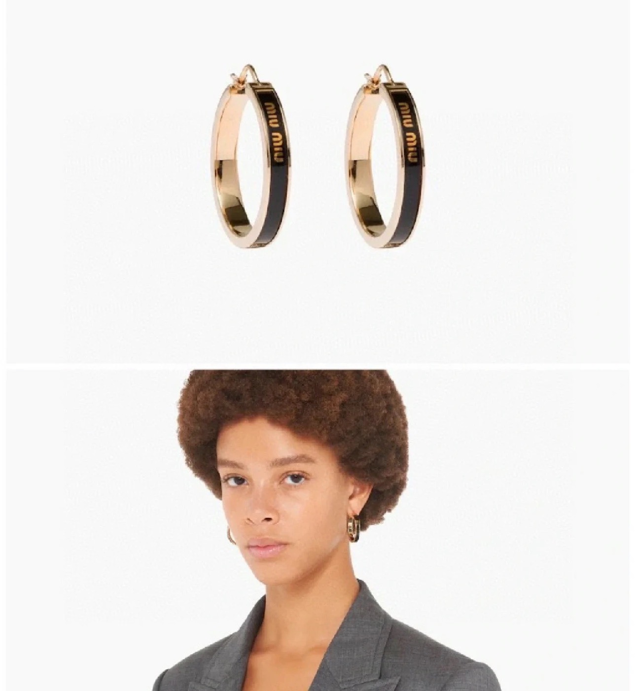 미*미* 신상 에나멜 서클 귀걸이