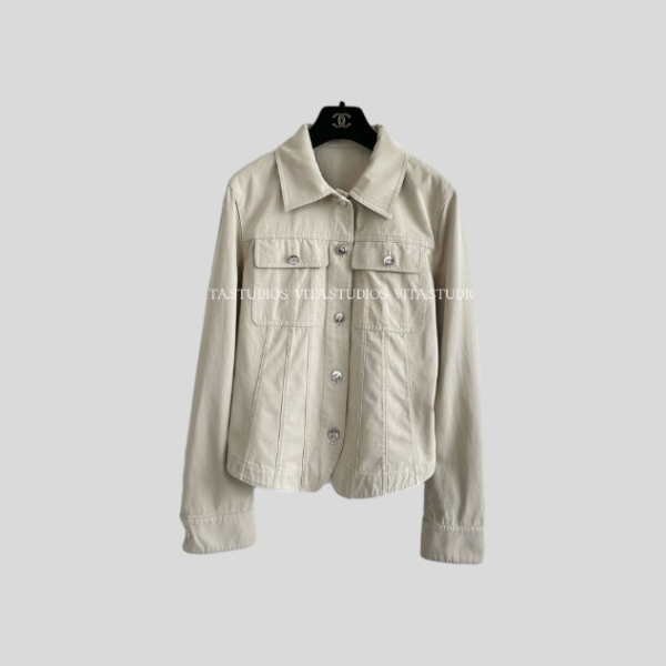 샤넬 코튼 재킷