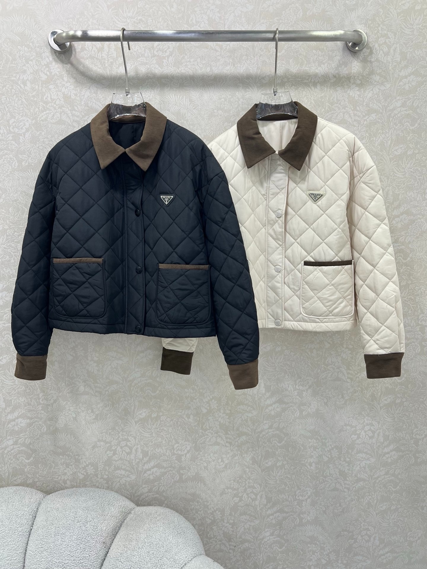 프*다 25 신상 퀼팅 숏 패딩