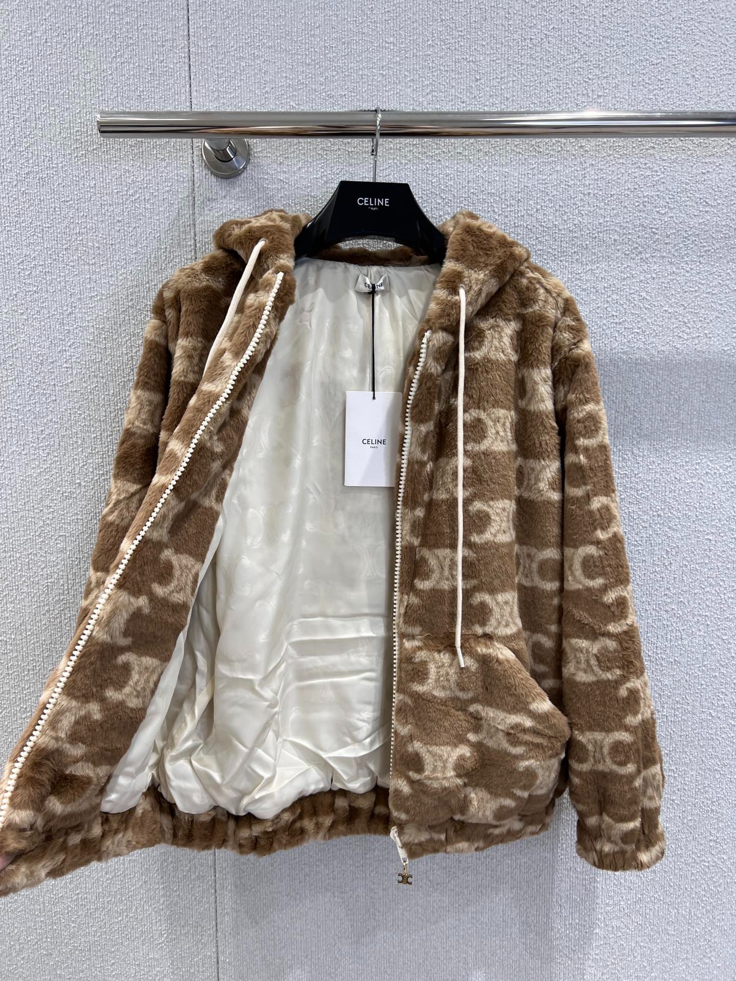 셀*느 25Fw 신상 캐시미어 후드집업 코트