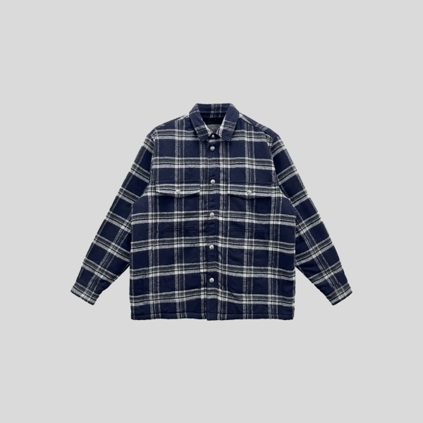 크롬하츠 워크독 파일 안감 플란넬 셔츠 자켓