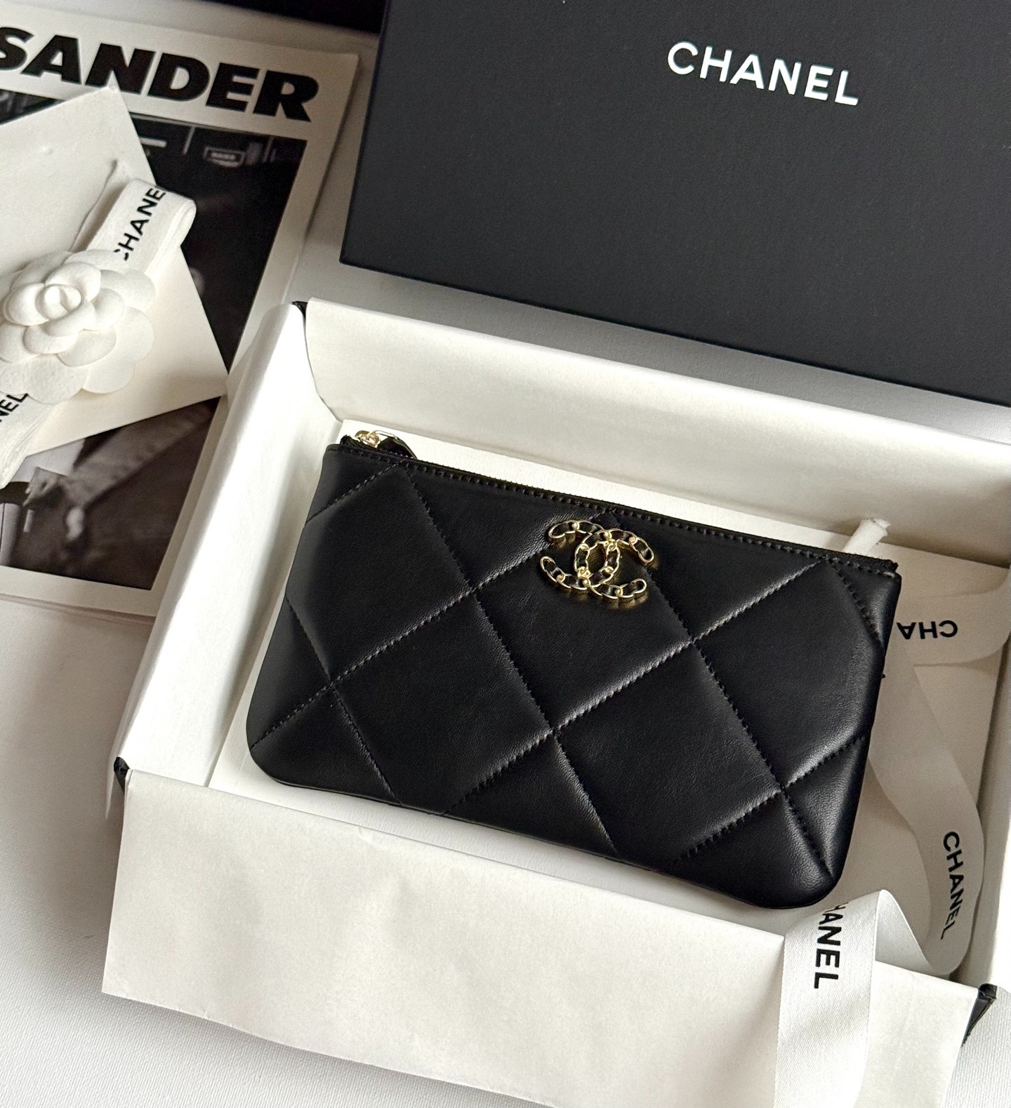 샤* 클래식 클러치 백 동전지갑