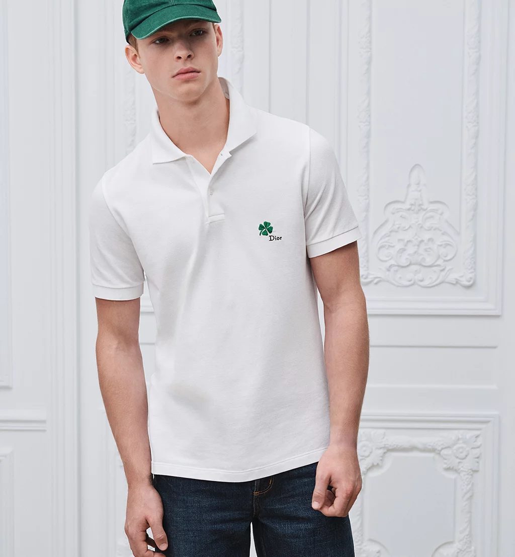 디올 클로버 폴로 셔츠