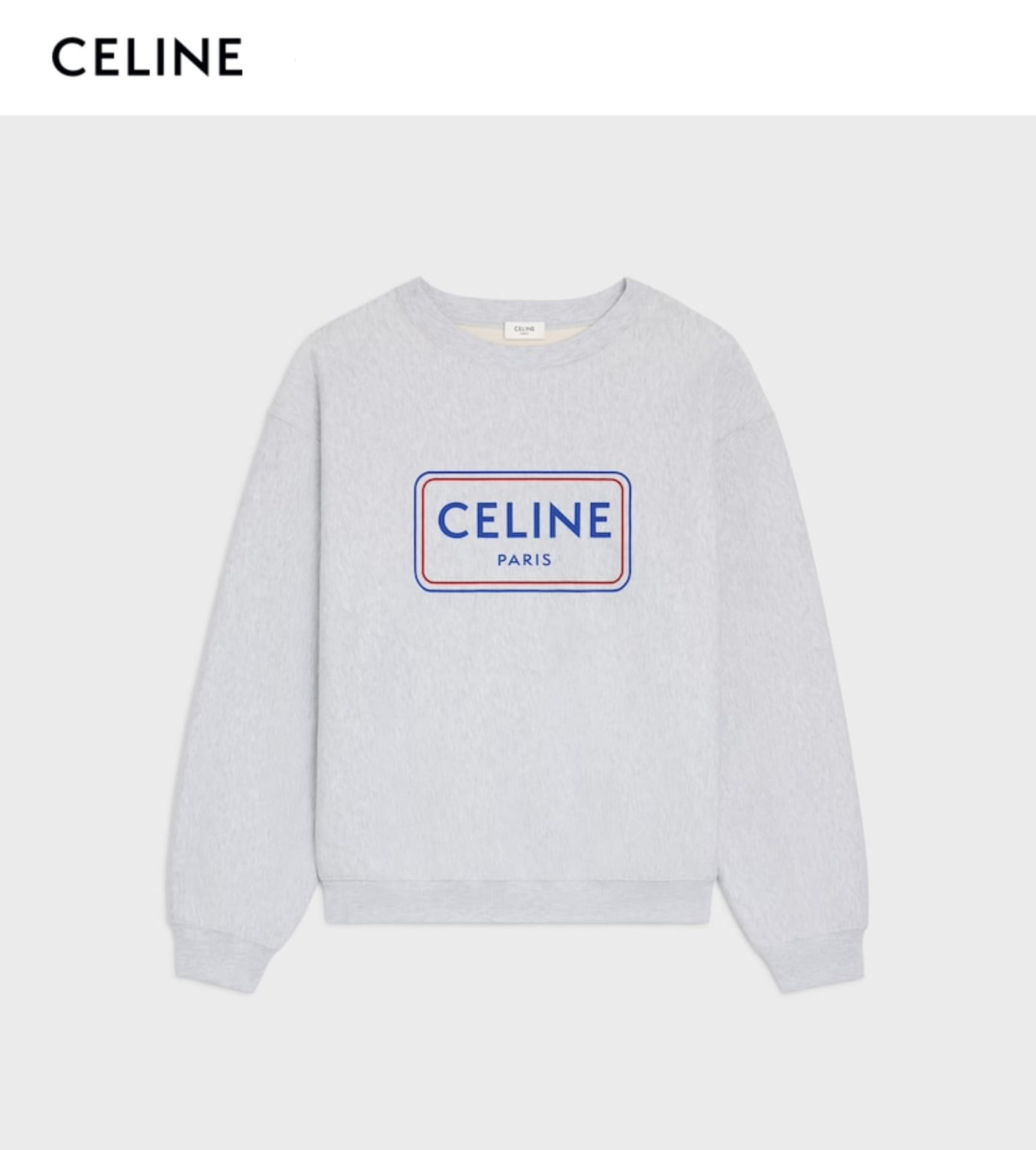 셀린느 신상 프린팅 맨투맨