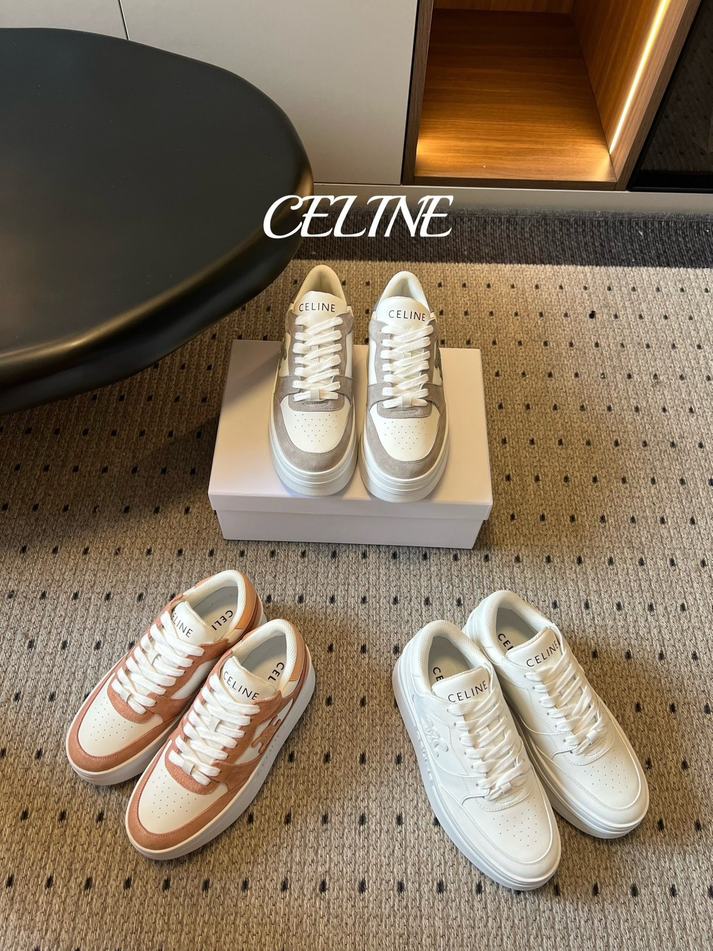 셀*느 25ss 오리지널 통굽 스니커즈