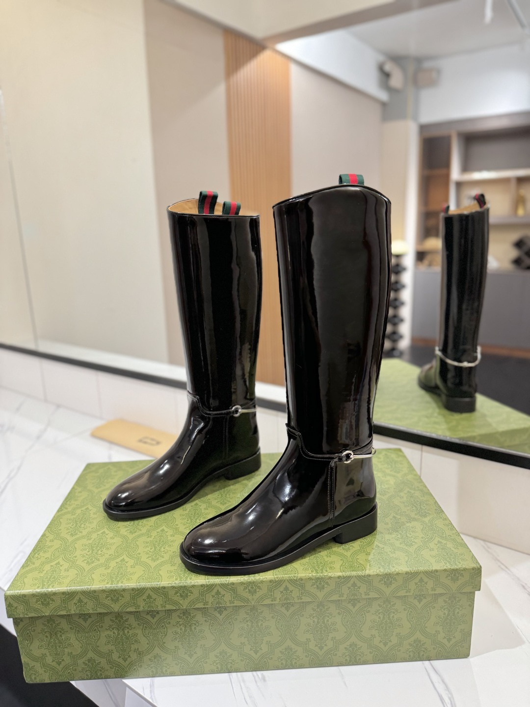 구* 신상 라이더 부츠