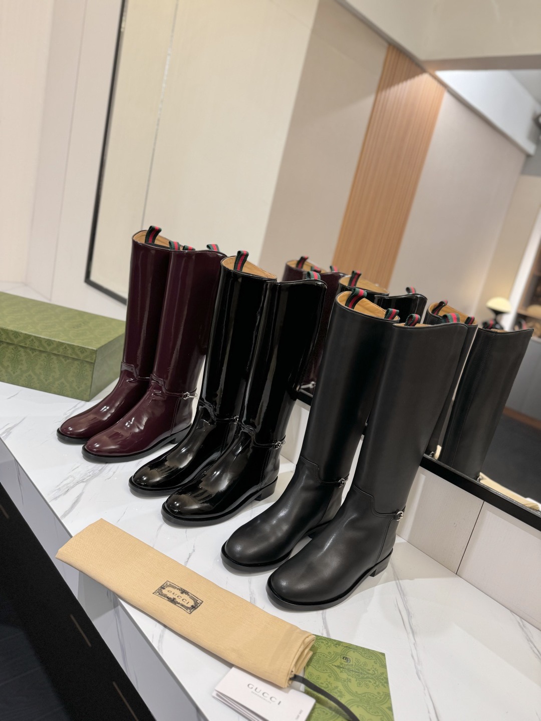 구* 신상 라이더 부츠