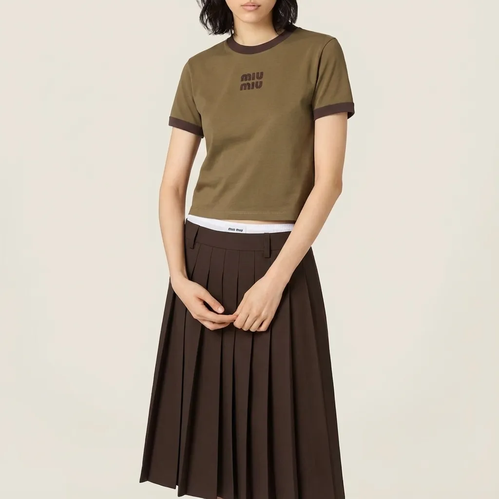 미우미우 반팔 티셔츠