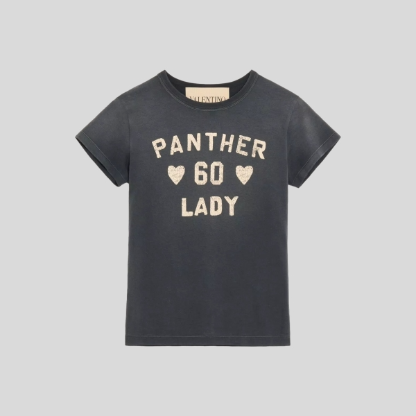 발렌티노 프린트 코튼 티셔츠