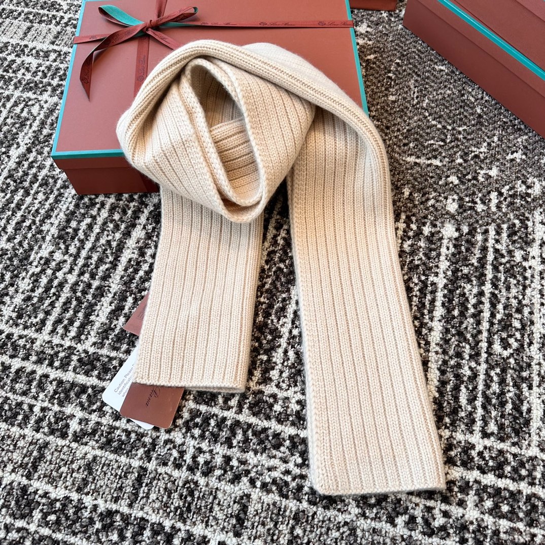 로*피아나 골지 니트 캐시미어 머플러 [남녀]