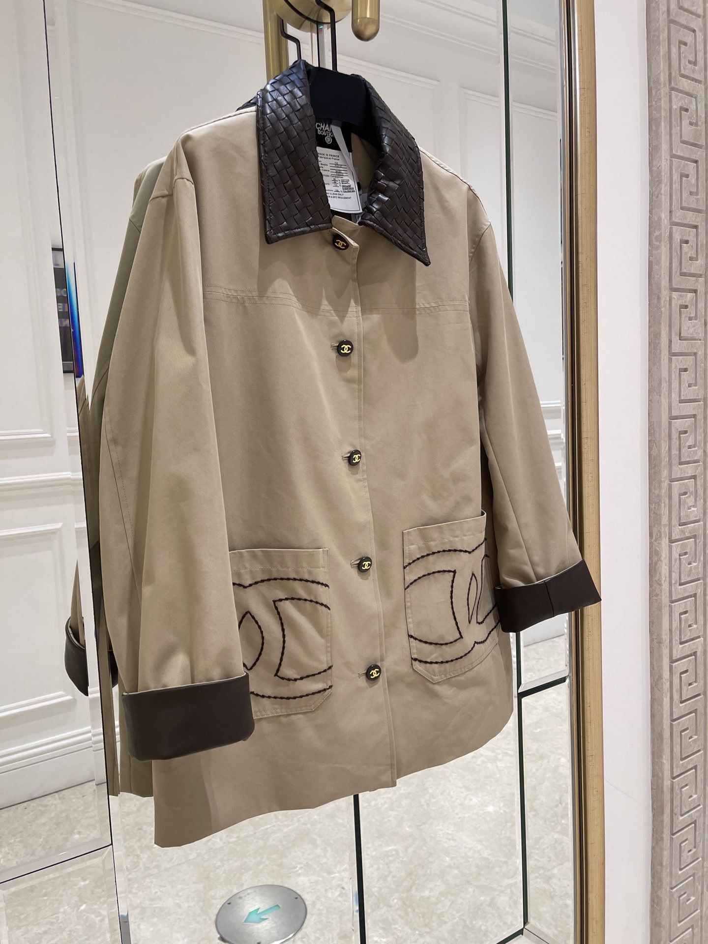 샤* 25 신상 빈티지 모피 칼라 아우터