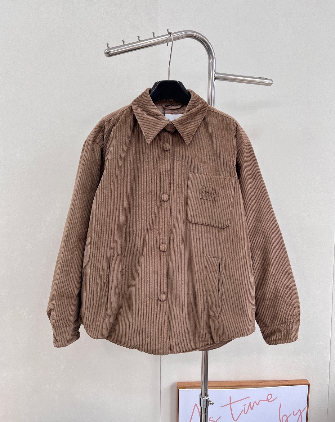 미*미* 신상 코듀로이 숄카라 패딩