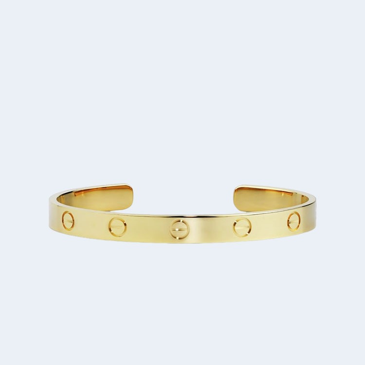 까르띠에 러브 옐로우 골드 팔찌 B6032417