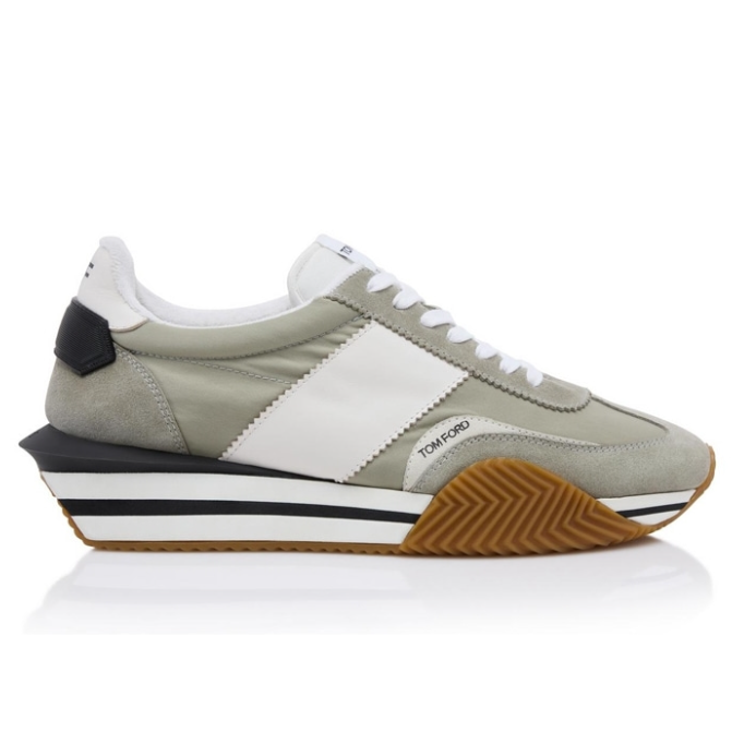 톰포드 제임스 스웨이드 스니커즈 그레이 