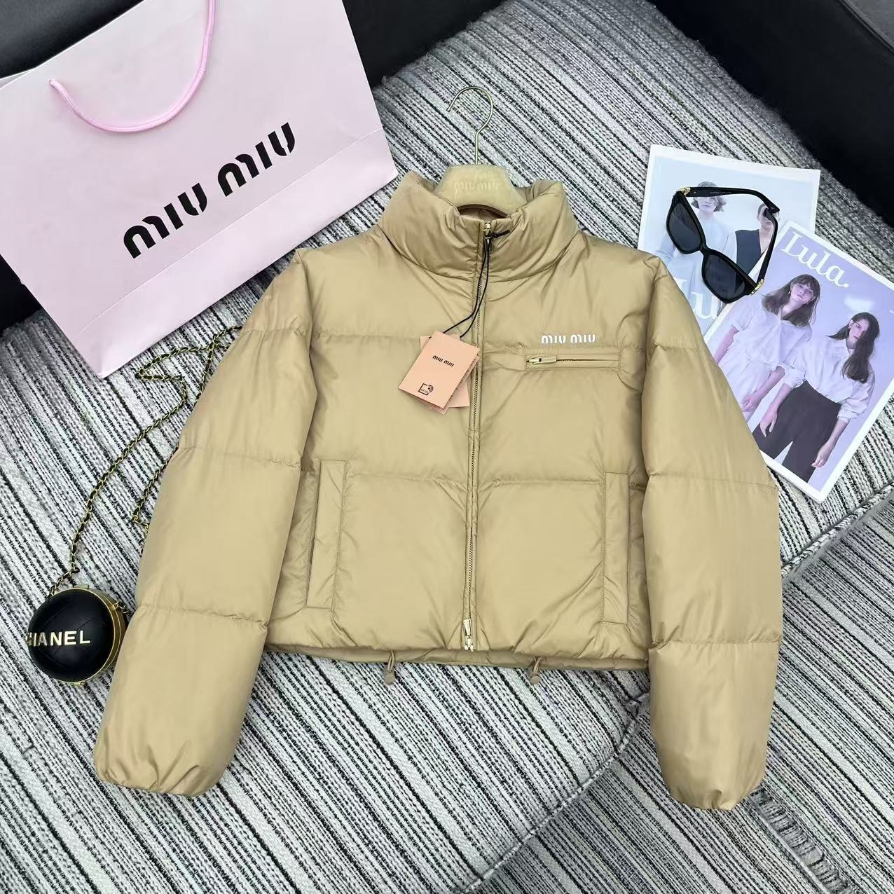 미*미* 신상 하이넥 숏다운 코트