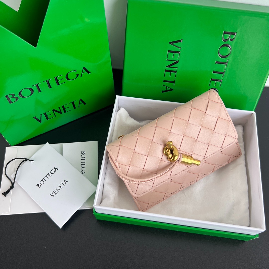 보*가베네타 안디아모 지퍼 카드지갑