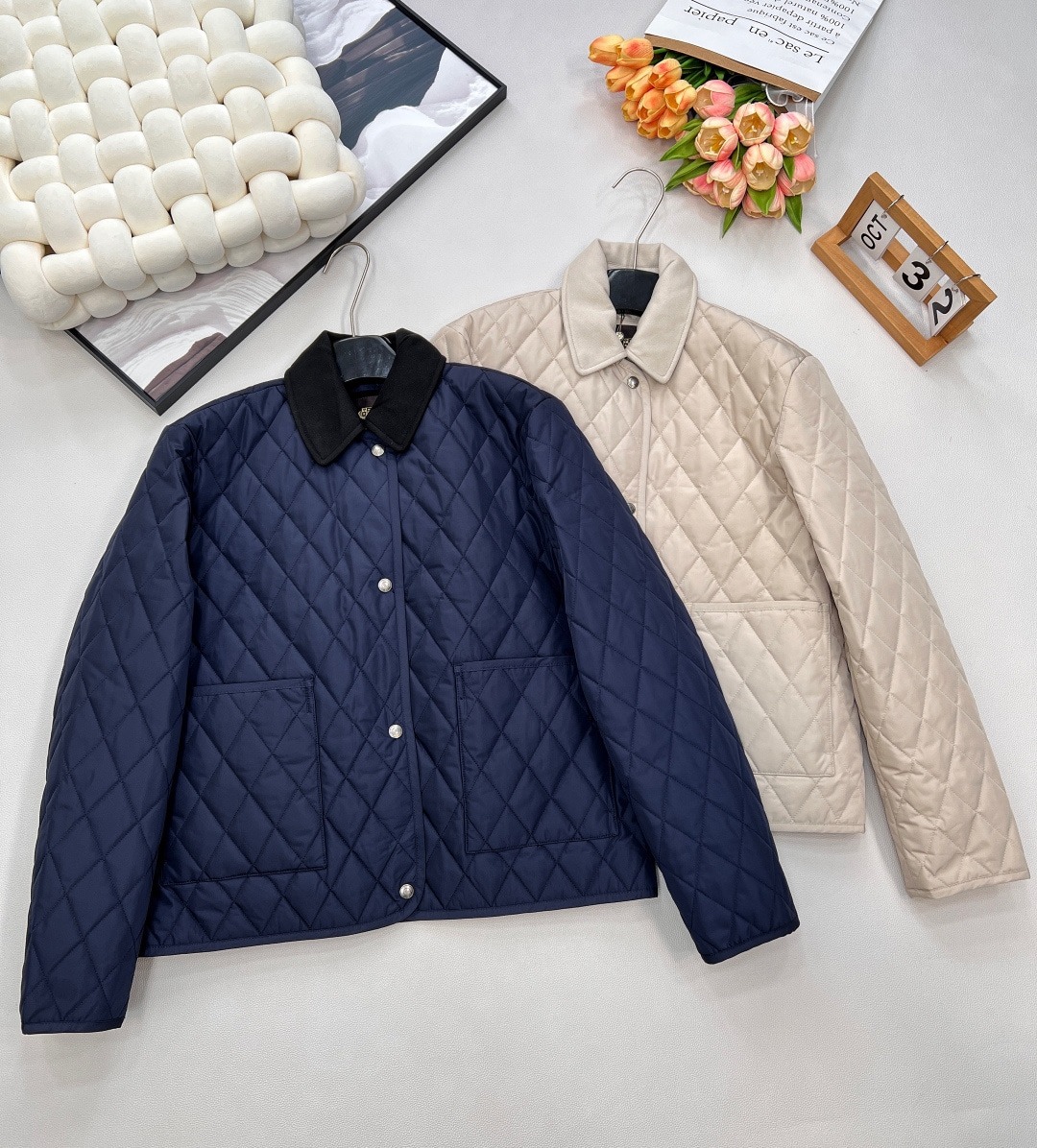 로*피아나 신상 퀼팅 터틀넥 패딩