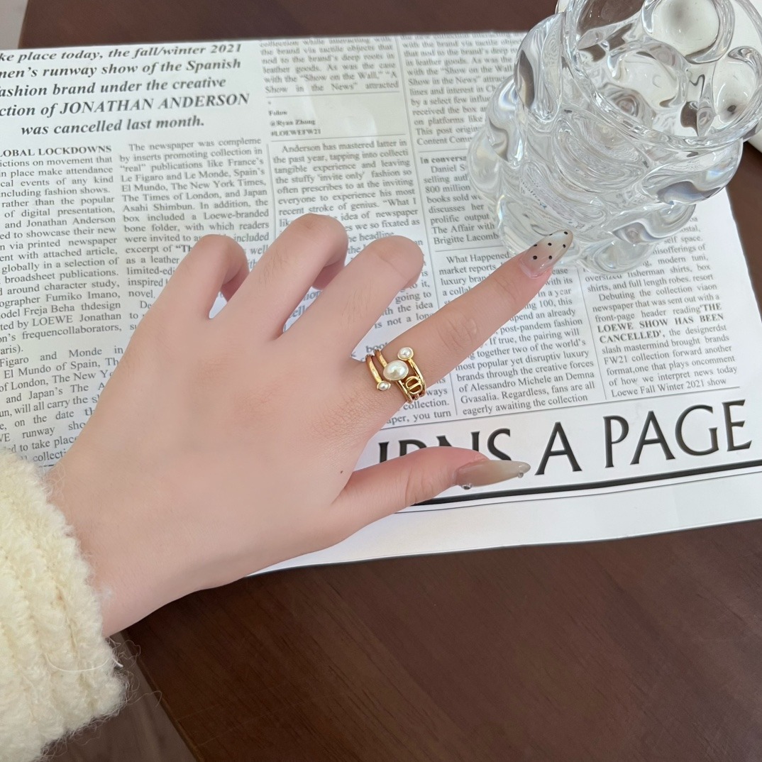 디* CD 진주 반지