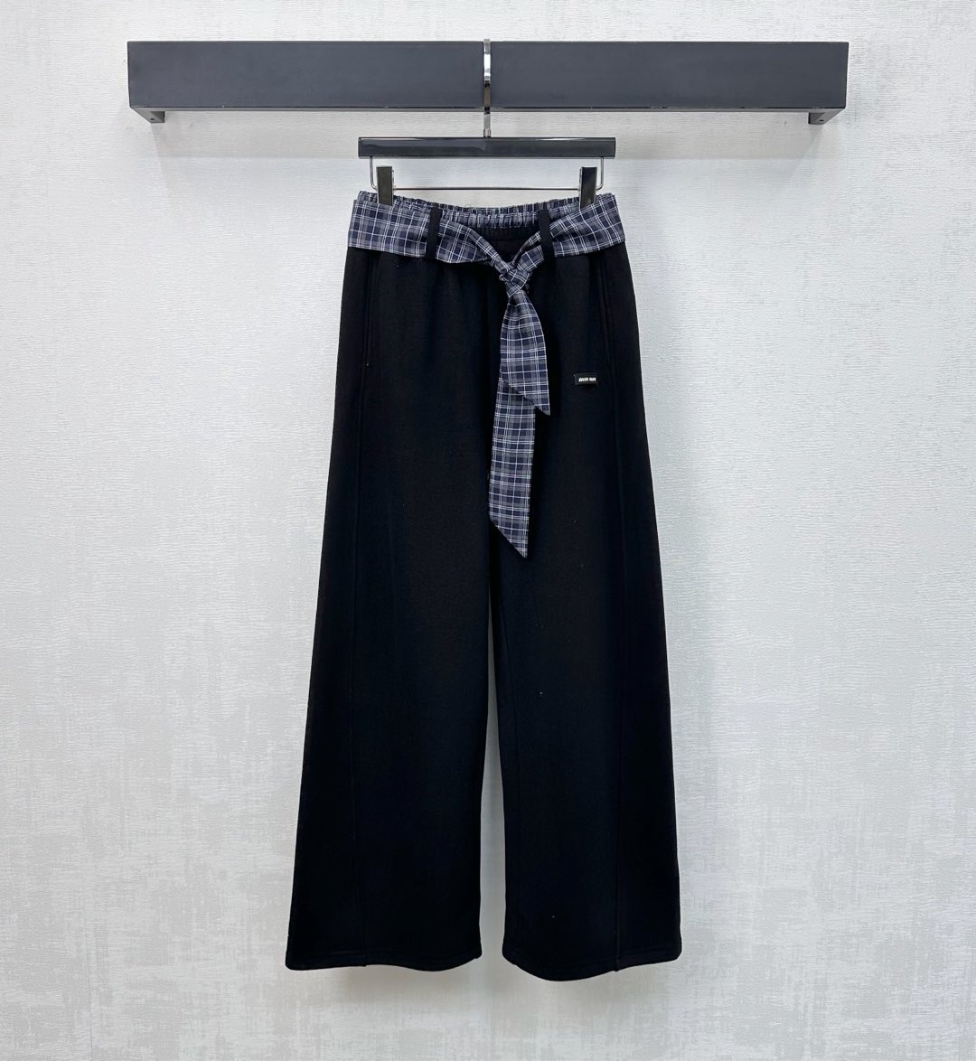 미*미* 25 신상 체크 스트링 기모 팬츠