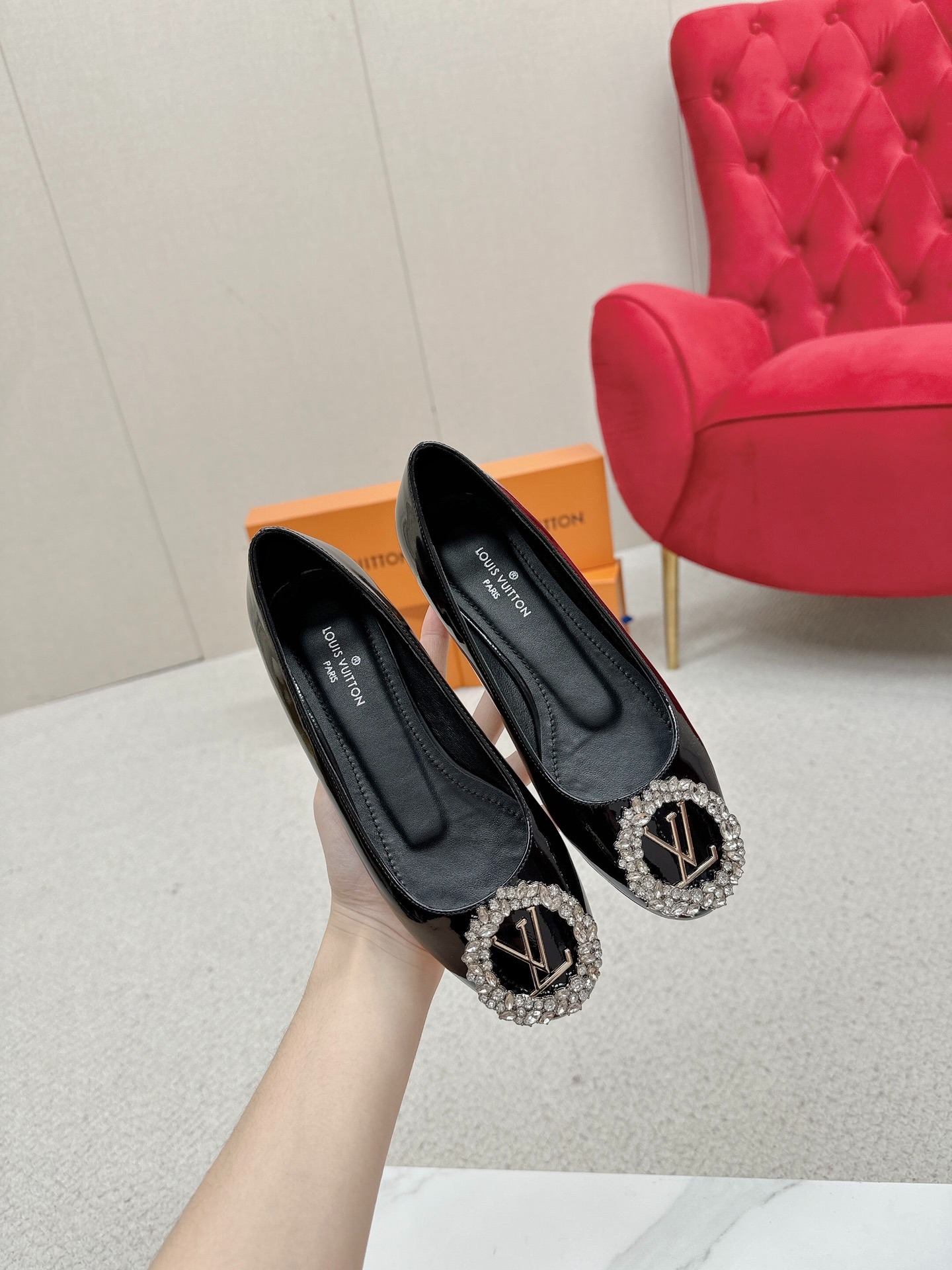 루*비통 클래식 스틸레토 힐