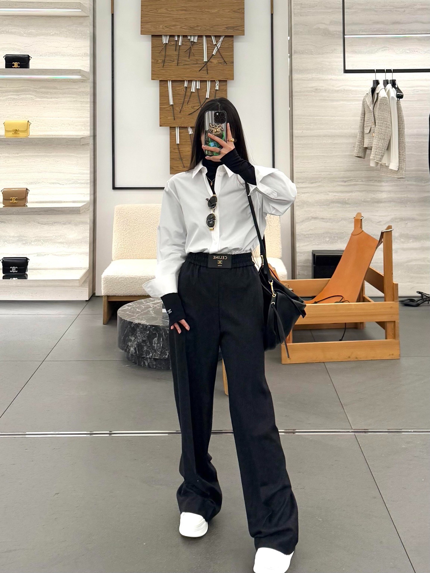 셀*느 26SS 신상 캐시미어 캐주얼 팬츠