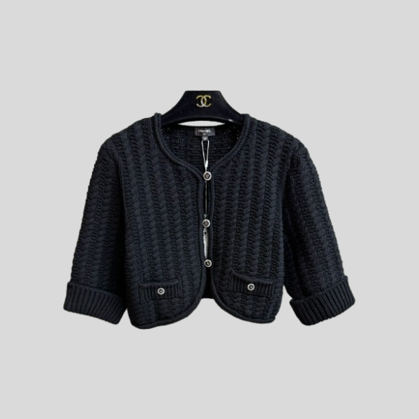 샤넬 니트 반소매 가디건