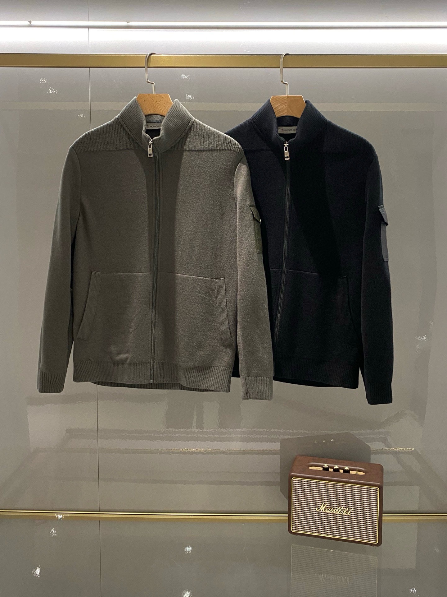 몽*레어 남성 프리미엄 집업 카디건 스웨터