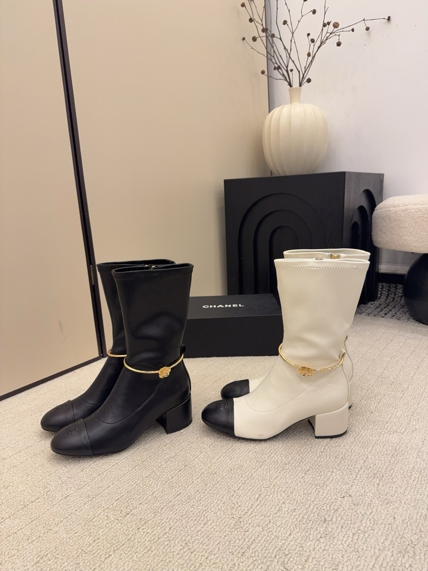 샤* 26 신상 통굽 앵클부츠