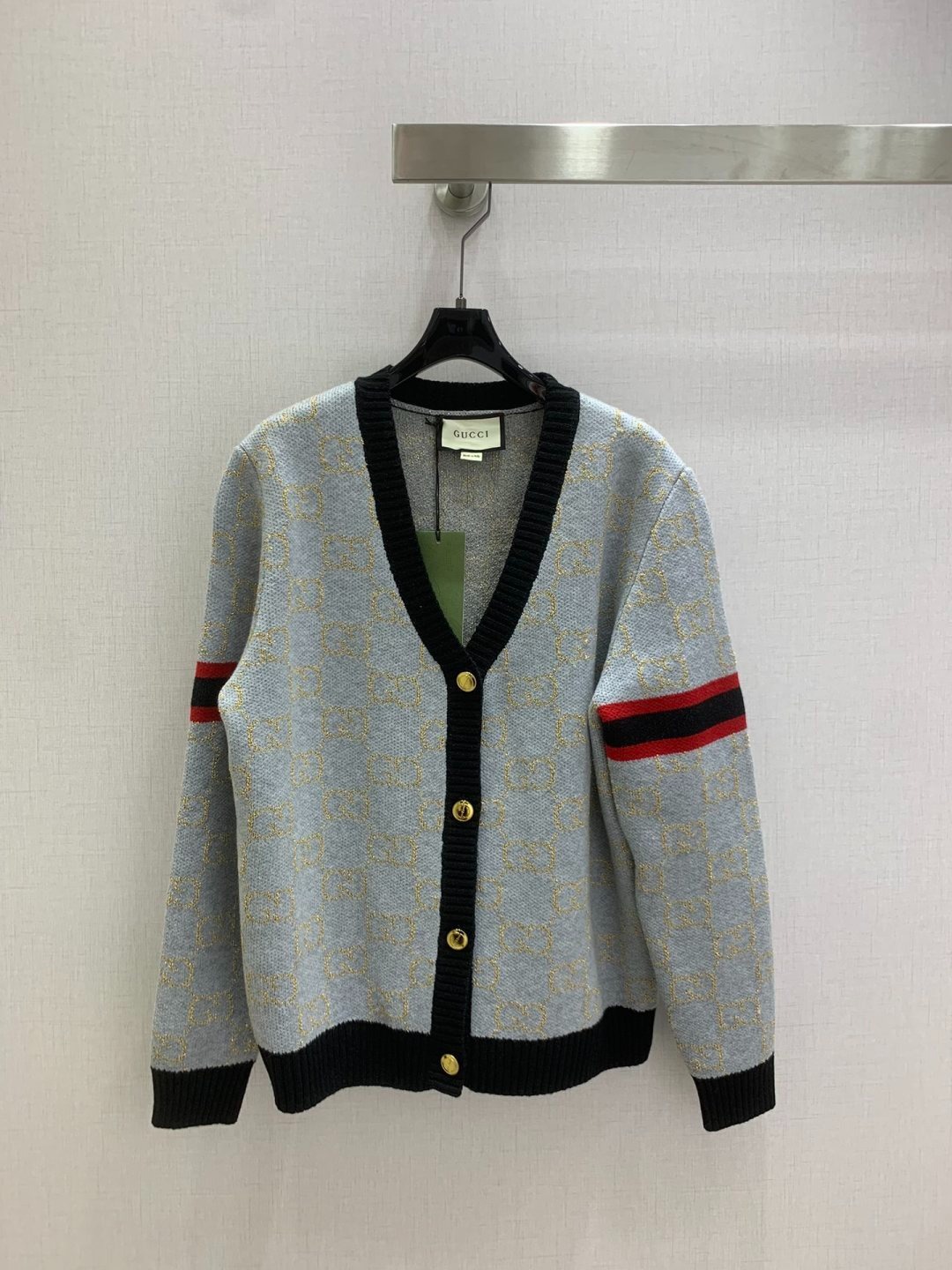 구* 키즈 웹 스트라이프 가디건