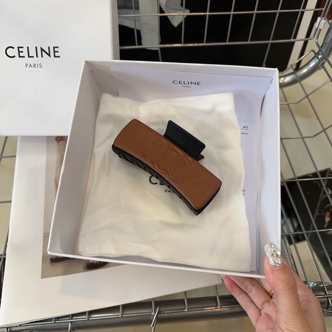 셀*느 로고 가죽 그립 헤어집게 (2EA)