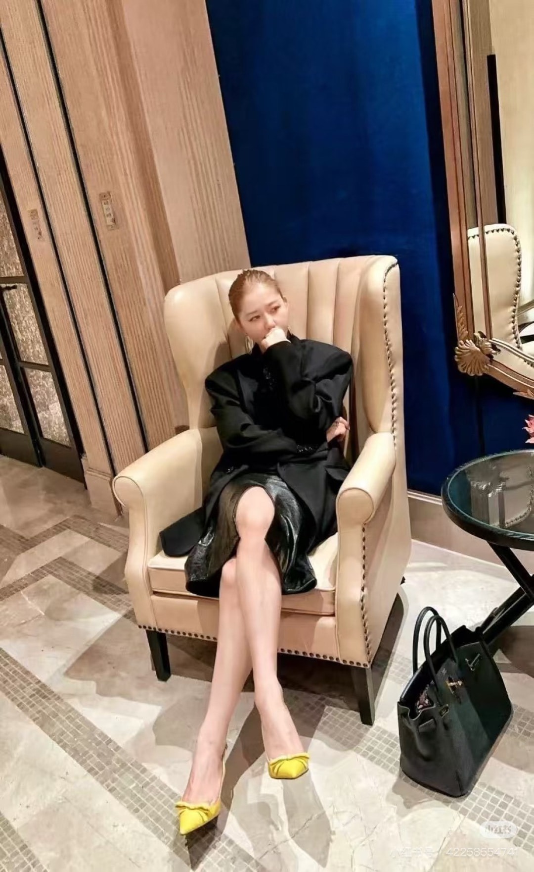 프*다 리본 힐 샌들