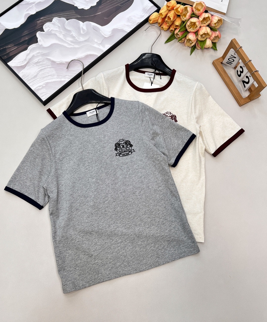 셀*느 봄여름 신상 반팔티셔츠