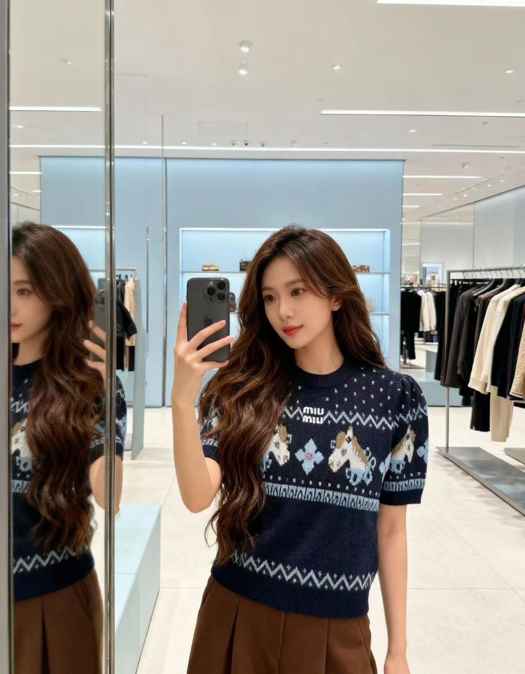 미*미* 26 신상 라운드 반팔 니트