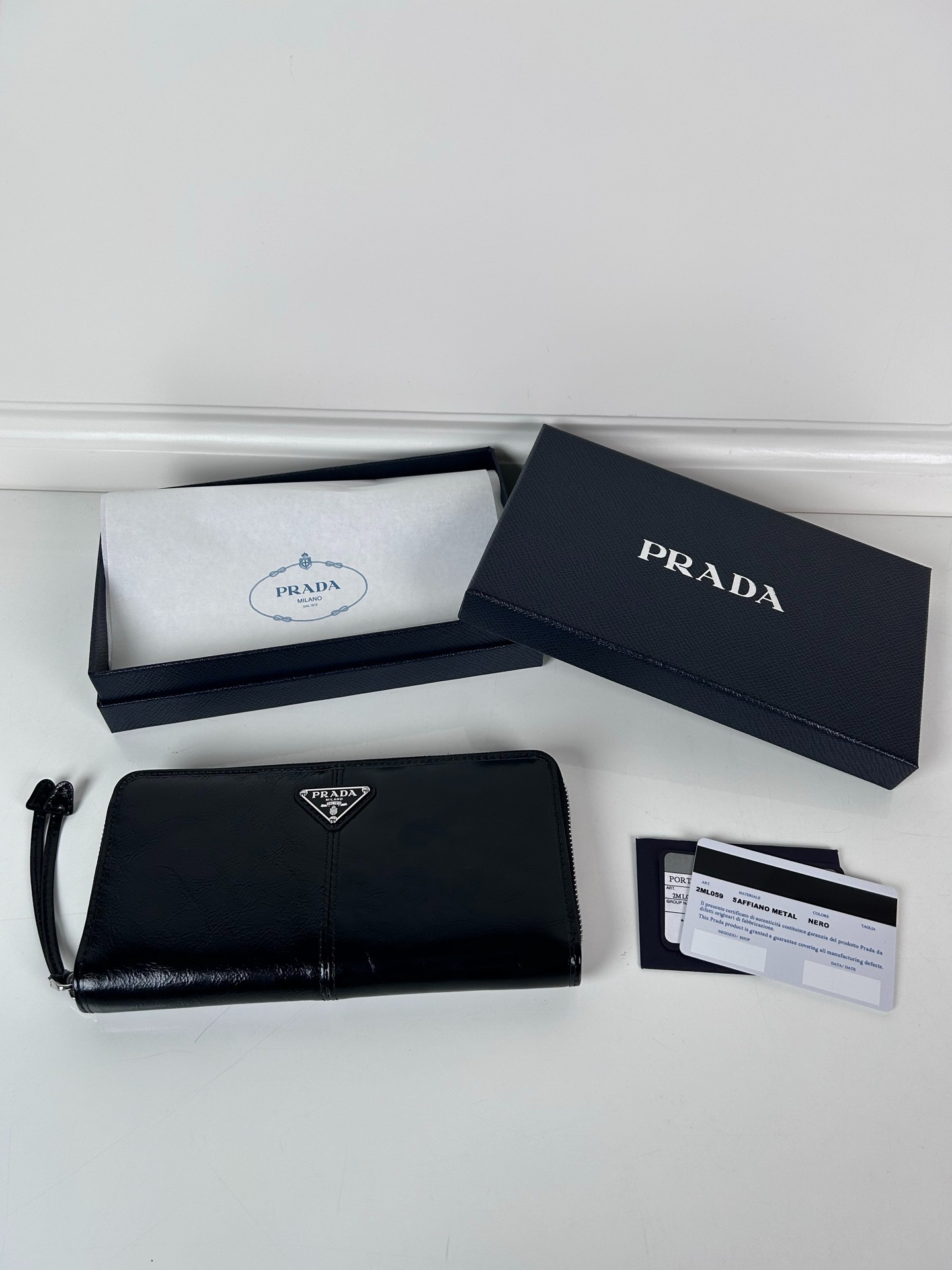 프*다 레더 월렛 블랙 장지갑