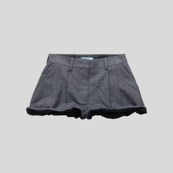 프라다 그리잘리아 앤티크 새틴 쇼츠