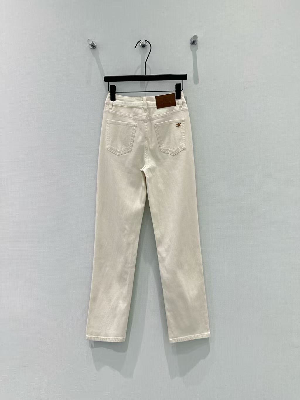 셀*느 신상 밑단 트임 하이웨스트 데님 바지