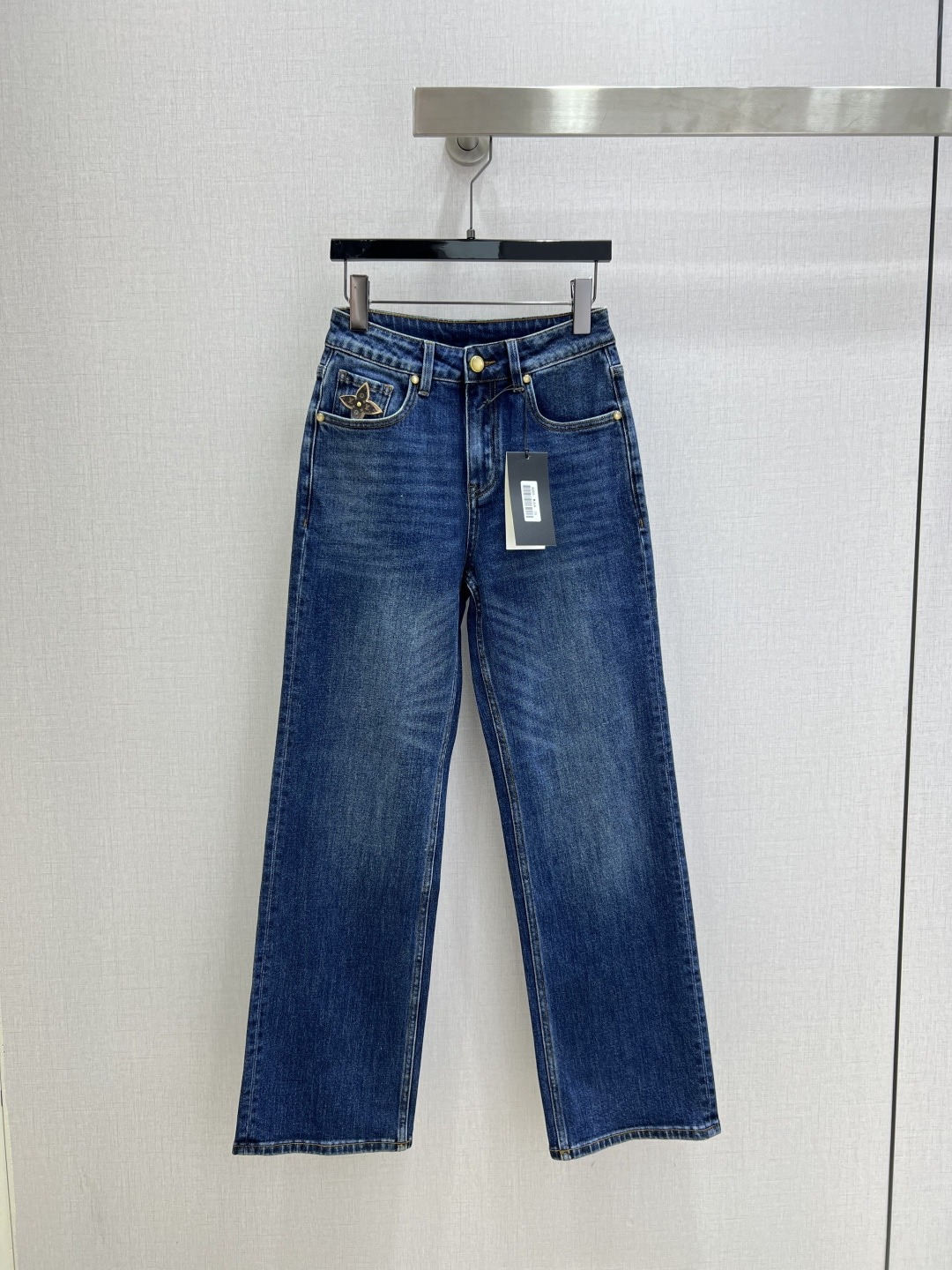 루*비통 26 신상 스트레이트 데님 팬츠