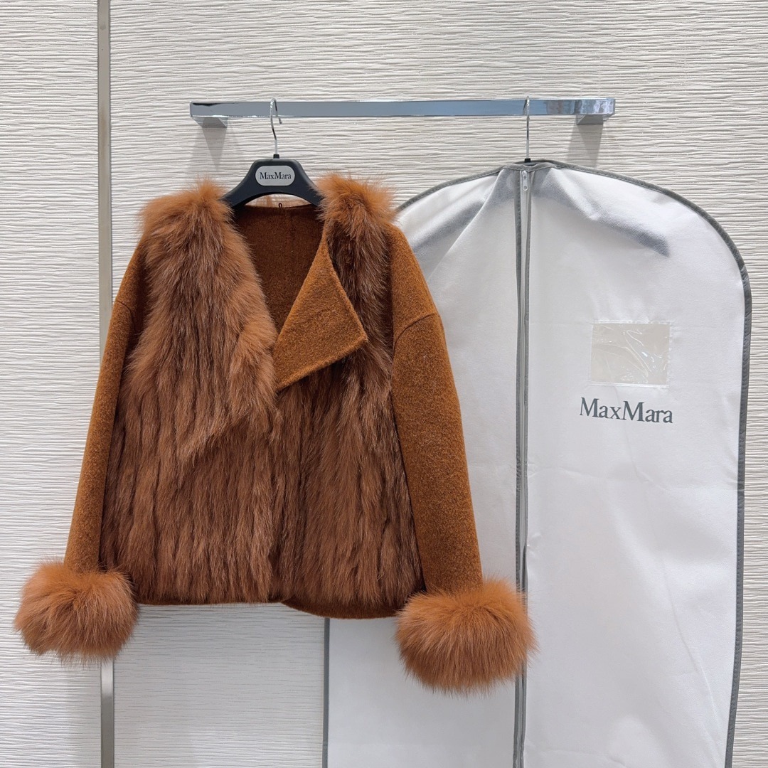 막*마라 리버시블 캐시미어 코트