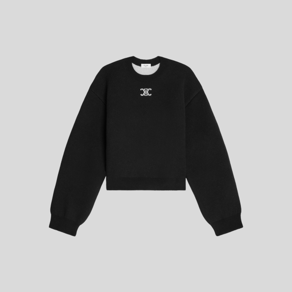 셀린느 캐시미어 크루넥 스웨터