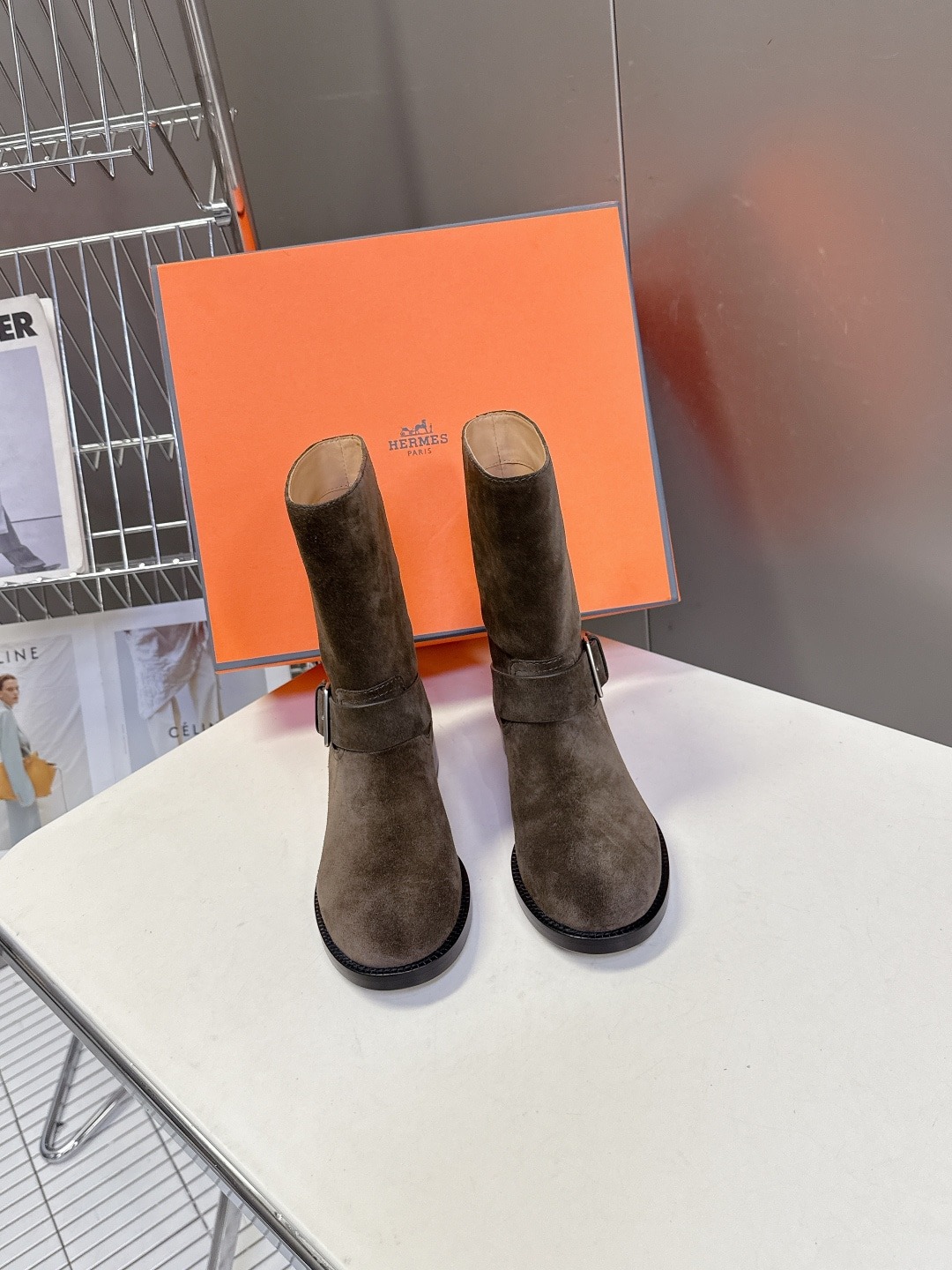 에*메스 신상 앵클부츠