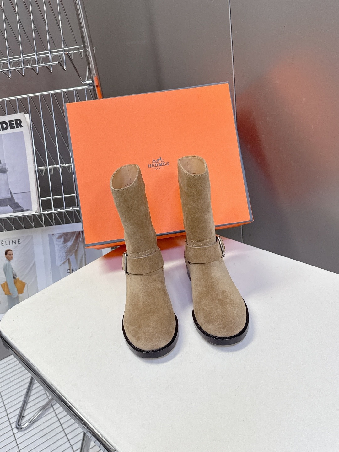 에*메스 신상 앵클부츠