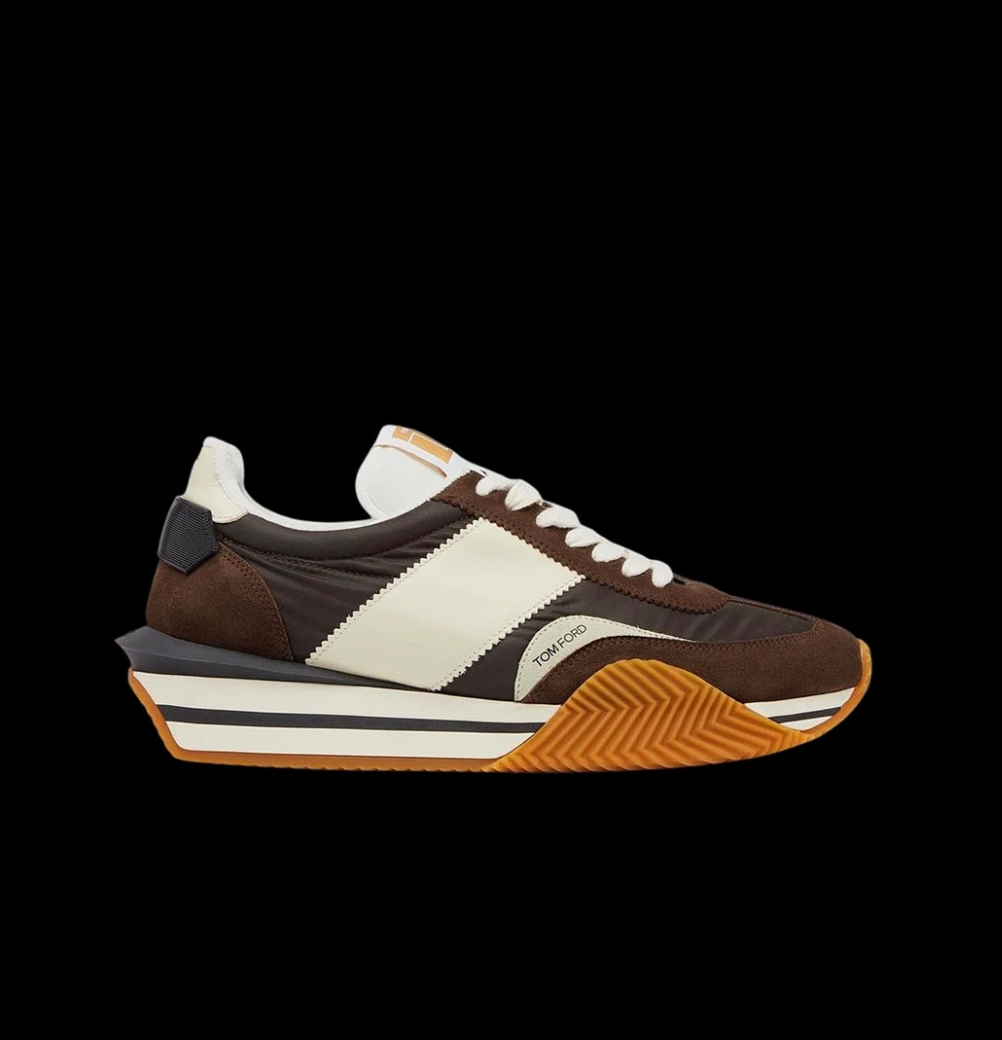 톰포드 제임스 스웨이드 스니커즈 브라운 