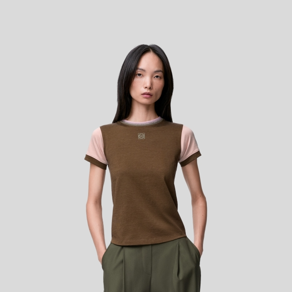 로에베 코튼 혼방 스몰 핏 티셔츠