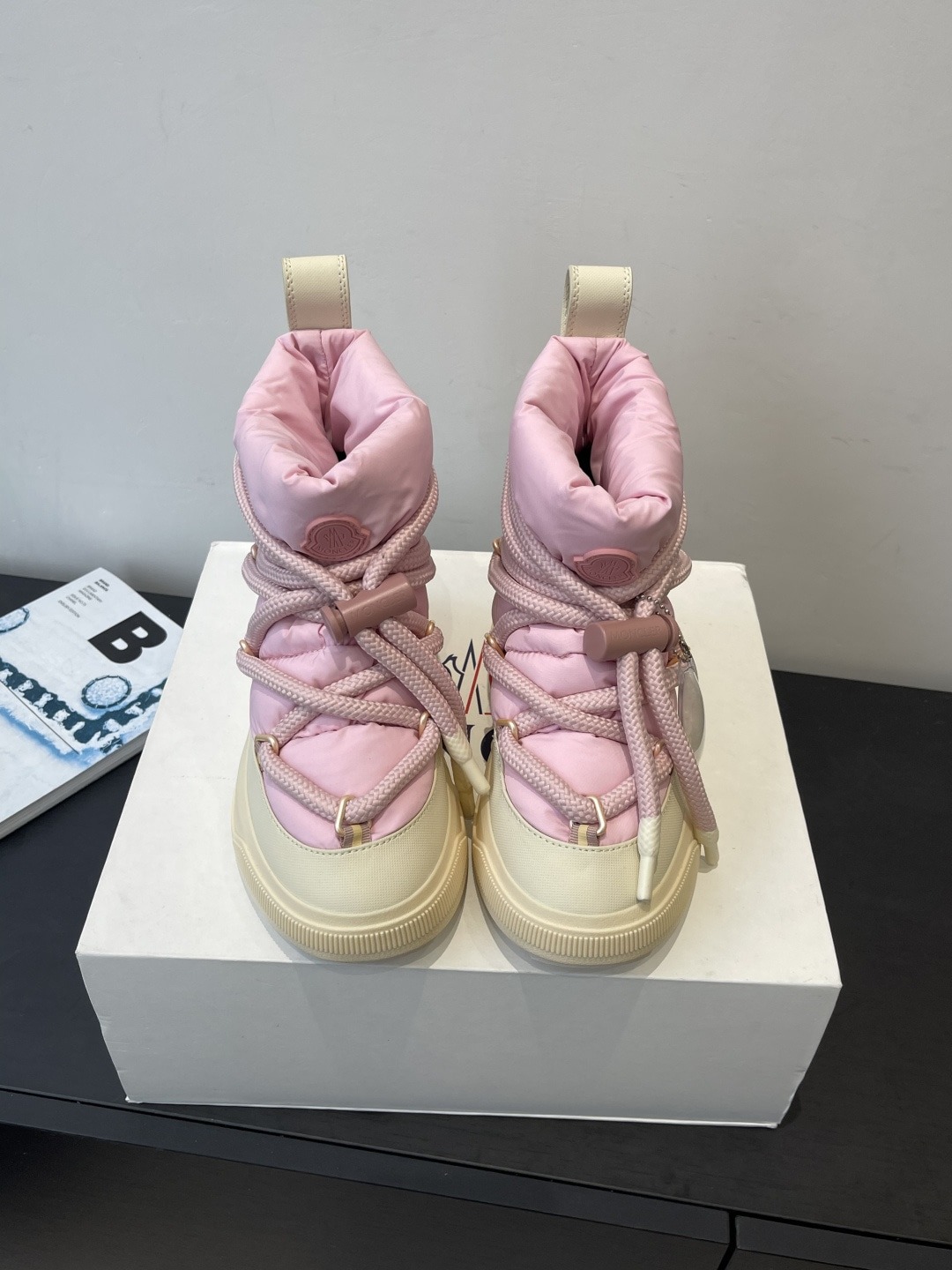 몽*레르 25ss 신상 통굽 워커 부츠