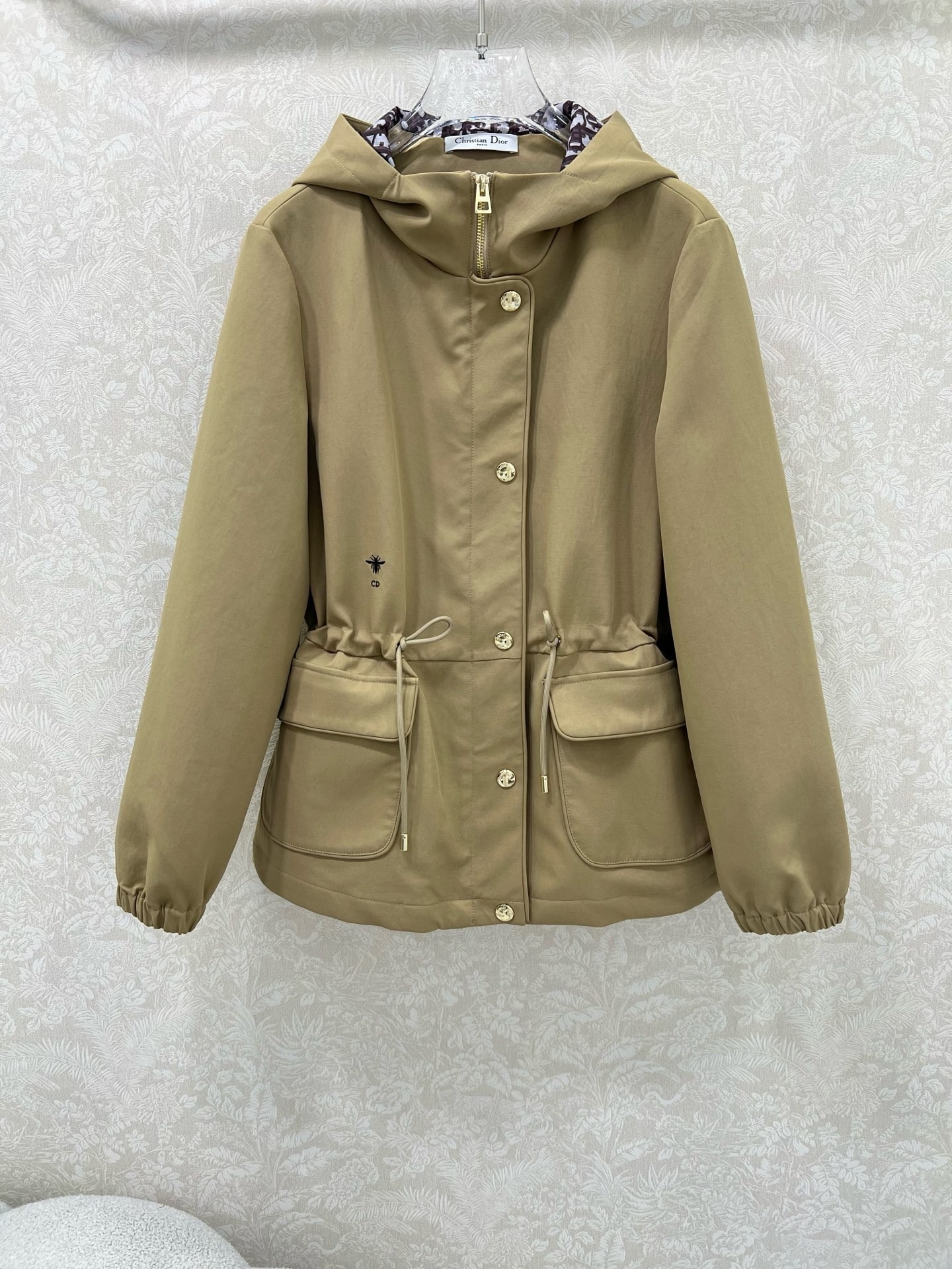 디* 25 신상 후드 스트링 트렌치코트