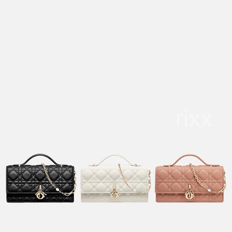 디올 My Dior 까나쥬 양가죽 미니 백 