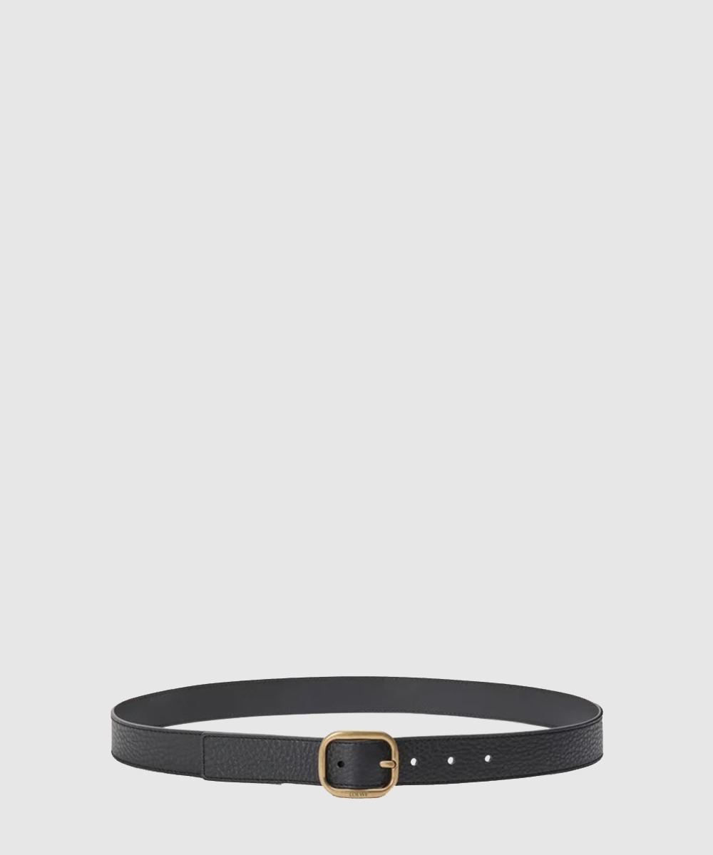 로에베 송아지 가죽 원형 벨트